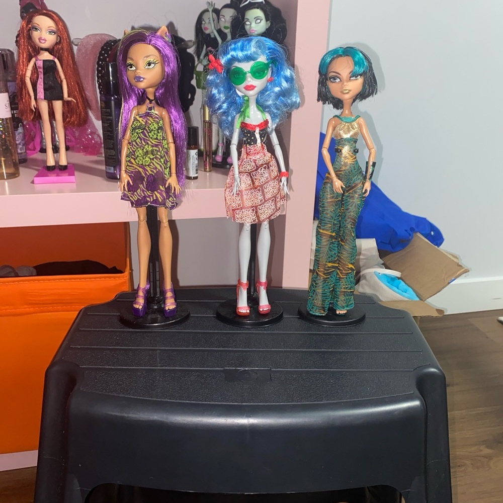 Monster High Set of 3 Skull Shores Dolls